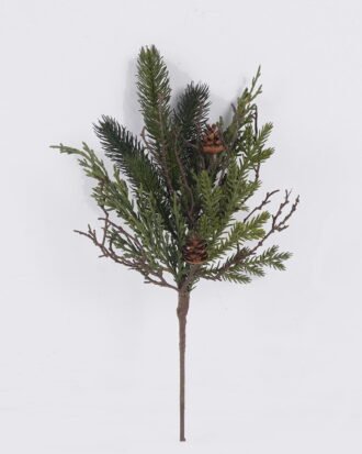 Artificial Plant 17*5*38cm Pine single stem GS-82825089KIK 2026Feb YeahFlower is one of Chinese leading OEM manufacturers and exporters , supplying the silk flowers, wholesale artificial trees