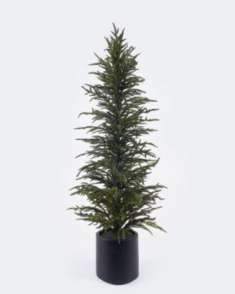 Artificial Plant 40*40*127cm Pine tree  in PP pot GS-82825061KD 2026Feb YeahFlower is one of Chinese leading OEM manufacturers and exporters , supplying the silk flowers, wholesale artificial trees