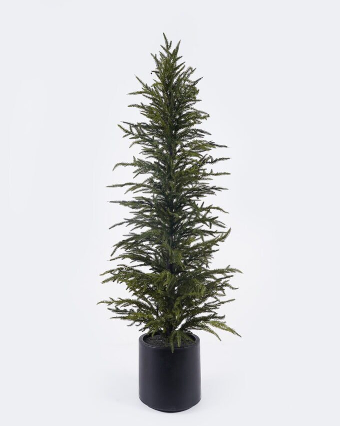 Artificial Plant 40*40*127cm Pine tree  in PP pot GS-82825061KD 2026Feb YeahFlower is one of Chinese leading OEM manufacturers and exporters , supplying the silk flowers, wholesale artificial trees