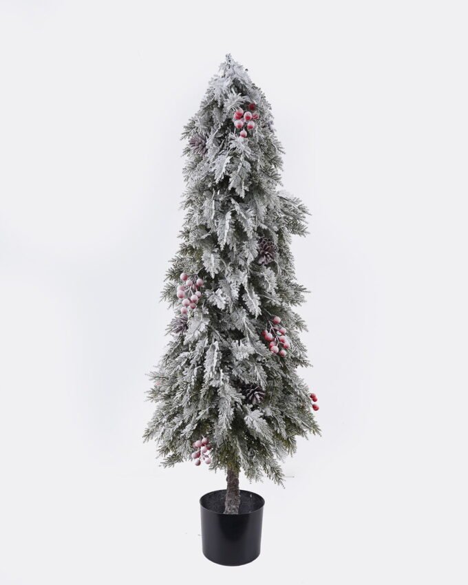 Artificial Plant 40*40*120cm Spruce tree in pp pot GS-81825025KD 2026May 3,000+ sqm showroom with thousands of artificial flowers, plants & trees ready for global sourcing.