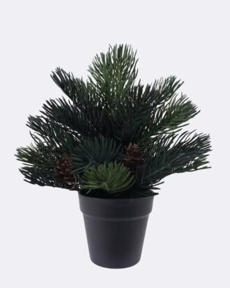 Artificial Plant 34*34*36cm Tsuga chinensis in PP pot GS-82825035 2026Feb YeahFlower is one of Chinese leading OEM manufacturers and exporters , supplying the silk flowers, wholesale artificial trees