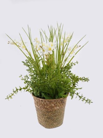 Artificial Table Plants 30*30*35cm Grass in basket GS-82525002 2026May 3,000+ sqm showroom with thousands of artificial flowers, plants & trees ready for global sourcing.