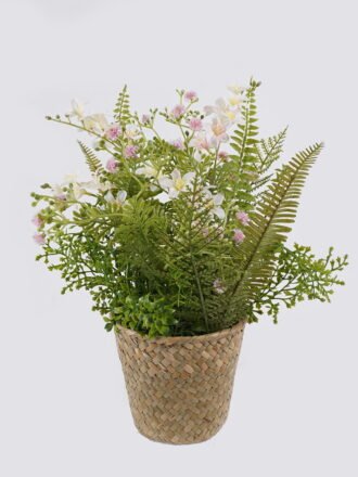 Artificial Table Plants 24*24*35cm  Flower in basket GS-82525003 2026May 3,000+ sqm showroom with thousands of artificial flowers, plants & trees ready for global sourcing.