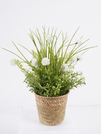 Artificial Table Plants 20*20*32  Flower  in basket GS-82525004 2026May 3,000+ sqm showroom with thousands of artificial flowers, plants & trees ready for global sourcing.