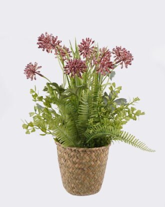 Artificial Table Plants 23*23*35cm Flower in basket GS-82525007 2026May 3,000+ sqm showroom with thousands of artificial flowers, plants & trees ready for global sourcing.