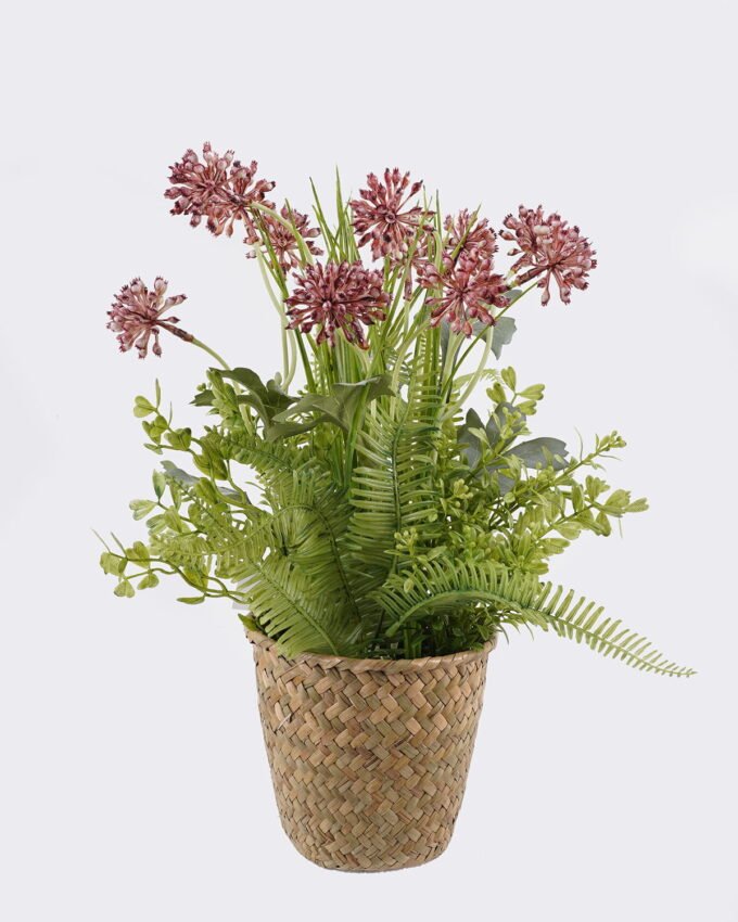 Artificial Table Plants 23*23*35cm Flower in basket GS-82525007 2026May 3,000+ sqm showroom with thousands of artificial flowers, plants & trees ready for global sourcing.