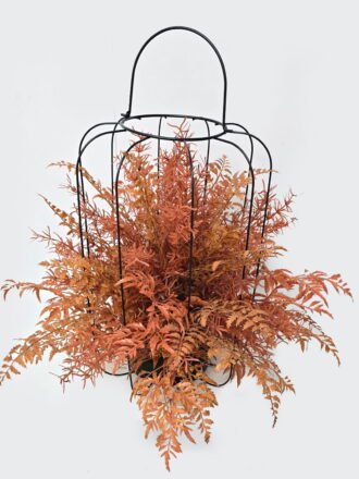 Artificial Table Plants 45*45*38cm Frond in Birdcage pot GS-48125024 2026Apr 3,000+ sqm showroom with thousands of artificial flowers, plants & trees ready for global sourcing.