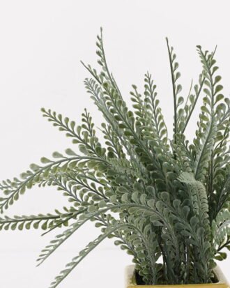 Artificial Table Plants 30*30*30cm Frond in ceramic pot GS-59125007 2026Apr YeahFlower is one of Chinese leading OEM manufacturers and exporters , supplying the silk flowers, wholesale artificial trees