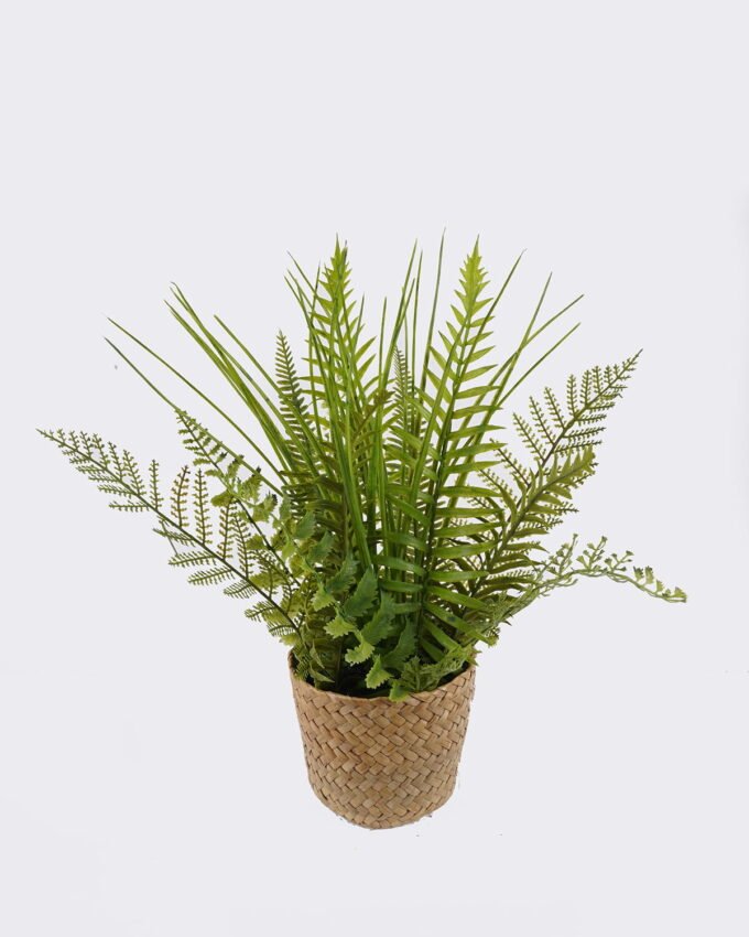 Artificial Table Plants 26*26*33cm Grass in basket GS-82525012 2026May 3,000+ sqm showroom with thousands of artificial flowers, plants & trees ready for global sourcing.