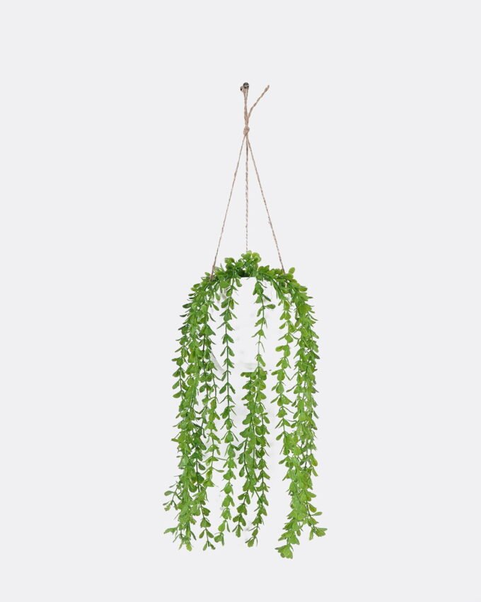 Artificial Table Plants 20*20*36cm  Leaf Hanging in PP pot GS-82525016 2026May 3,000+ sqm showroom with thousands of artificial flowers, plants & trees ready for global sourcing.