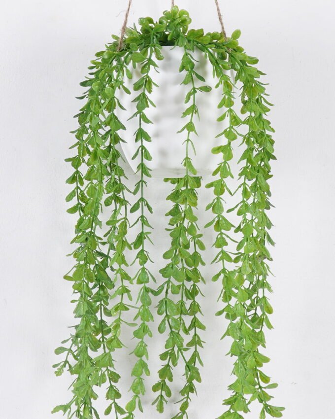 Artificial Table Plants 20*20*36cm  Leaf Hanging in PP pot GS-82525016 2026May 3,000+ sqm showroom with thousands of artificial flowers, plants & trees ready for global sourcing.