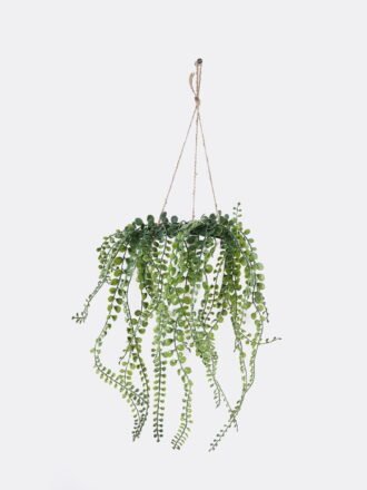 Artificial Table Plants 20*20*36cm  Leaf Hanging in PP pot GS-82525016 2026May 3,000+ sqm showroom with thousands of artificial flowers, plants & trees ready for global sourcing.