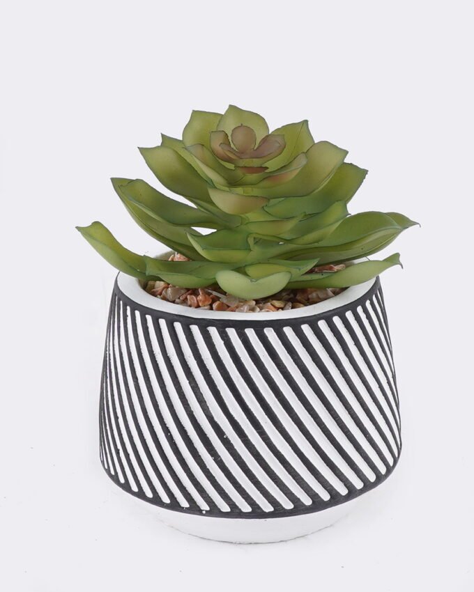 Artificial Table Plants 10*10*13cm Succulent plants  in cemnet pot GS-82525028 2026May 3,000+ sqm showroom with thousands of artificial flowers, plants & trees ready for global sourcing.