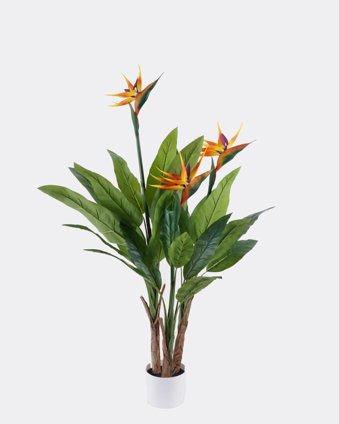Artificial Tree 65*65*120cm Bird of paradise *3 in PP pot/26 lvs GS-30425012 2026Apr YeahFlower is one of Chinese leading OEM manufacturers and exporters , supplying the silk flowers, wholesale artificial trees