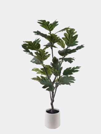 Artificial Tree 76*54*150cm Breadfruit in PP pot/40 lvs GS-58425017KD 2026Apr 3,000+ sqm showroom with thousands of artificial flowers, plants & trees ready for global sourcing.