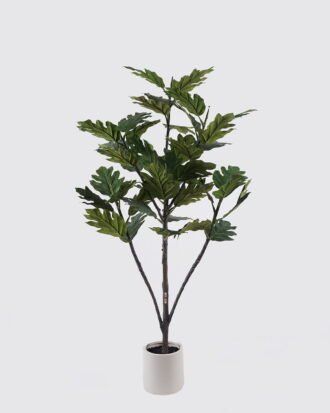 Artificial Tree 76*54*150cm Breadfruit in PP pot/40 lvs GS-58425017KD 2026Apr YeahFlower is one of Chinese leading OEM manufacturers and exporters , supplying the silk flowers, wholesale artificial trees