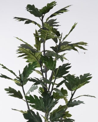 Artificial Tree 76*54*180cm Breadfruit in PP pot/46 lvs GS-58425018KD 2026Apr YeahFlower is one of Chinese leading OEM manufacturers and exporters , supplying the silk flowers, wholesale artificial trees
