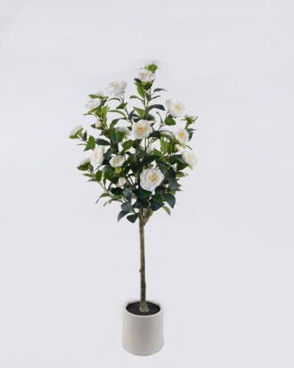 Artificial Tree 50*36*120cm Camellia *21 in PP pot/203 lvs GS-58425015KD-RP 2026Apr YeahFlower is one of Chinese leading OEM manufacturers and exporters , supplying the silk flowers, wholesale artificial trees