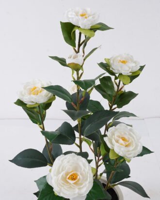 Artificial Tree 30*20*60cm Camellia *8 in PP pot/87 lvs GS-58425013RP 2026Apr YeahFlower is one of Chinese leading OEM manufacturers and exporters , supplying the silk flowers, wholesale artificial trees
