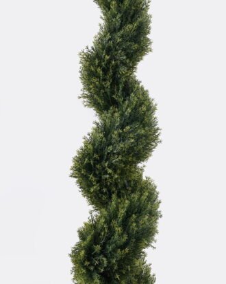 Artificial Tree 28*28*120cm Cypress Spiral Tree in pp pot GS-81825012 2026May 3,000+ sqm showroom with thousands of artificial flowers, plants & trees ready for global sourcing.