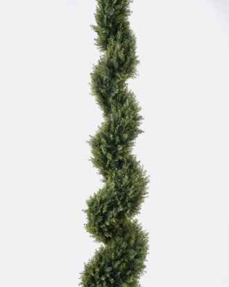 Artificial Tree 30*30*150cm Cypress Spiral Tree in pp pot GS-81825013KD 2026May 3,000+ sqm showroom with thousands of artificial flowers, plants & trees ready for global sourcing.