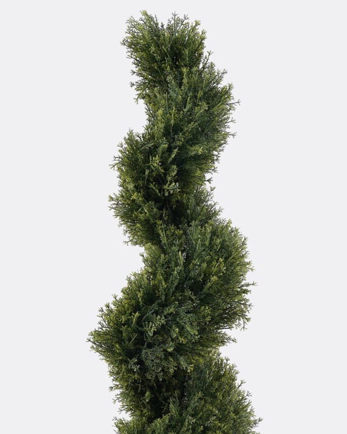 Artificial Tree 25*25*90cm Cypress Spiral Tree in pp pot GS-81825015 2026May 3,000+ sqm showroom with thousands of artificial flowers, plants & trees ready for global sourcing.