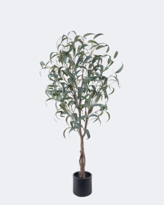 Artificial Tree 65*40*120cm Eucalyptus in PP pot/198 lvs GS-58425004KD 2026Apr YeahFlower is one of Chinese leading OEM manufacturers and exporters , supplying the silk flowers, wholesale artificial trees