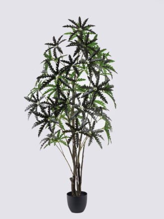 Artificial Tree 40*40*86cm Seven-star leaves *3 in PP pot GS-69425017 2026Apr 3,000+ sqm showroom with thousands of artificial flowers, plants & trees ready for global sourcing.