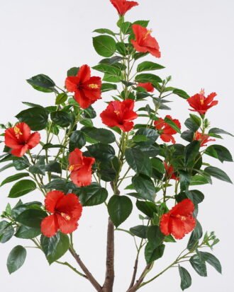 Artificial Tree 50*40*120cm Hibiscus mutabilis *12 in PP pot/186 lvs GS-58425007KD-RP 2026Apr YeahFlower is one of Chinese leading OEM manufacturers and exporters , supplying the silk flowers, wholesale artificial trees