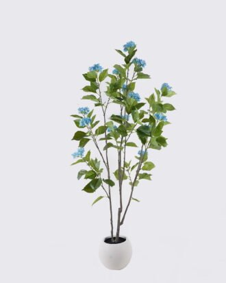 Artificial Tree 80*50*180cm Hydrangea *15 in PP pot/150 lvs GS-58425021KD-RP 2026Apr YeahFlower is one of Chinese leading OEM manufacturers and exporters , supplying the silk flowers, wholesale artificial trees