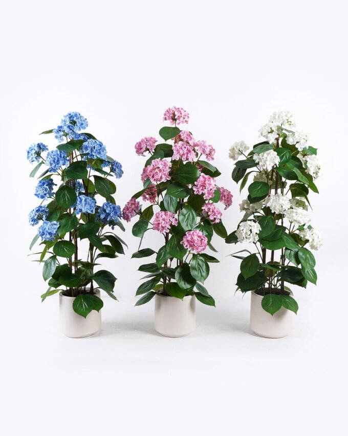 Artificial Tree 40*35*105cm Hydrangea in PP pot GS-15425065 2026Mar YeahFlower is one of Chinese leading OEM manufacturers and exporters , supplying the silk flowers, wholesale artificial trees