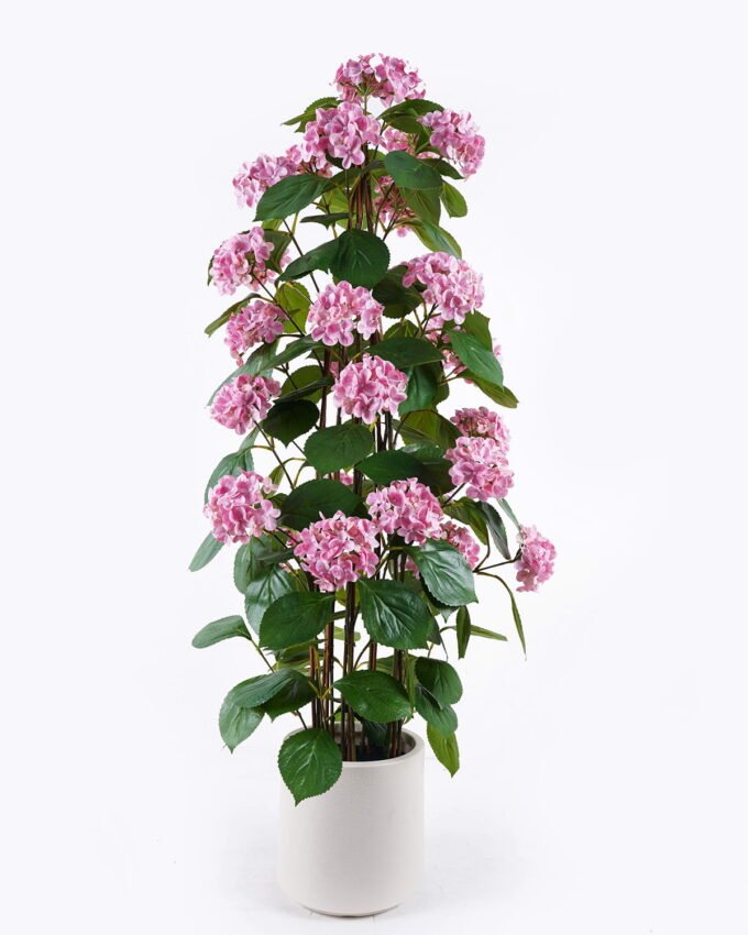 Artificial Tree 50*50*120cm Hydrangea in PP pot GS-15425066 2026Mar YeahFlower is one of Chinese leading OEM manufacturers and exporters , supplying the silk flowers, wholesale artificial trees