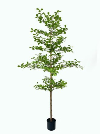 Artificial Tree 90*90*210cm Indian almond in PP Pot GS-59525045KD 2026Apr 3,000+ sqm showroom with thousands of artificial flowers, plants & trees ready for global sourcing.