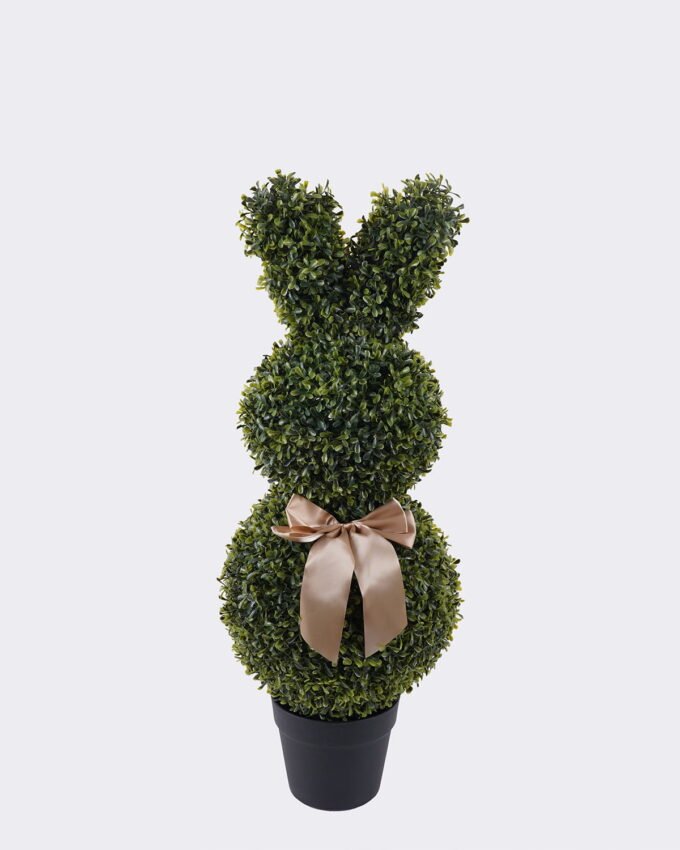 Artificial Tree 28*28*75cm Milan Rabbit in PP pot GS-81825004 2026May 3,000+ sqm showroom with thousands of artificial flowers, plants & trees ready for global sourcing.