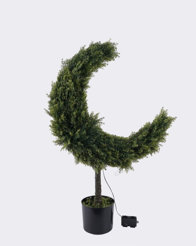 Artificial Tree 60*17*90cm Pine and cypress moon in PP pot/with light GS-81825002KD 2026May 3,000+ sqm showroom with thousands of artificial flowers, plants & trees ready for global sourcing.
