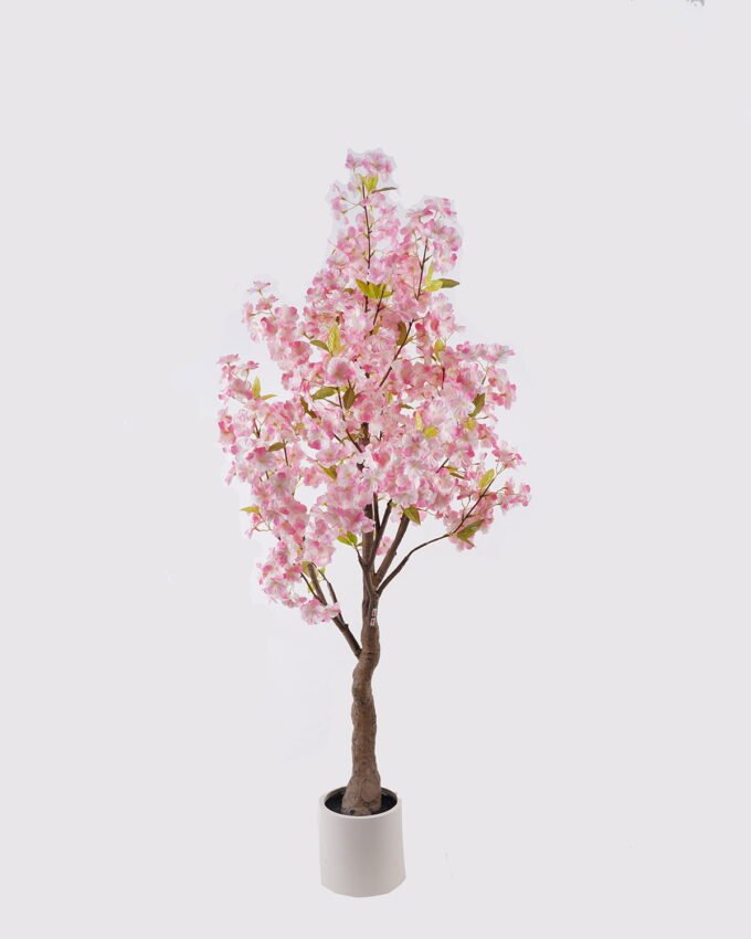 Artificial Tree 55*40*150cm Sakura tree in PP pot/126 lvs GS-58425024KD 2026Apr YeahFlower is one of Chinese leading OEM manufacturers and exporters , supplying the silk flowers, wholesale artificial trees