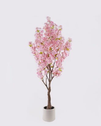 Artificial Tree 67*55*180cm Sakura tree in PP pot/234 lvs GS-58425025KD 2026Apr YeahFlower is one of Chinese leading OEM manufacturers and exporters , supplying the silk flowers, wholesale artificial trees
