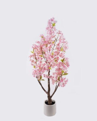 Artificial Tree 45*30*120cm Sakura tree in PP pot/90 lvs GS-58425023KD 2026Apr YeahFlower is one of Chinese leading OEM manufacturers and exporters , supplying the silk flowers, wholesale artificial trees