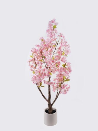 Artificial Tree 55*40*150cm Sakura tree in PP pot/126 lvs GS-58425024KD 2026Apr 3,000+ sqm showroom with thousands of artificial flowers, plants & trees ready for global sourcing.