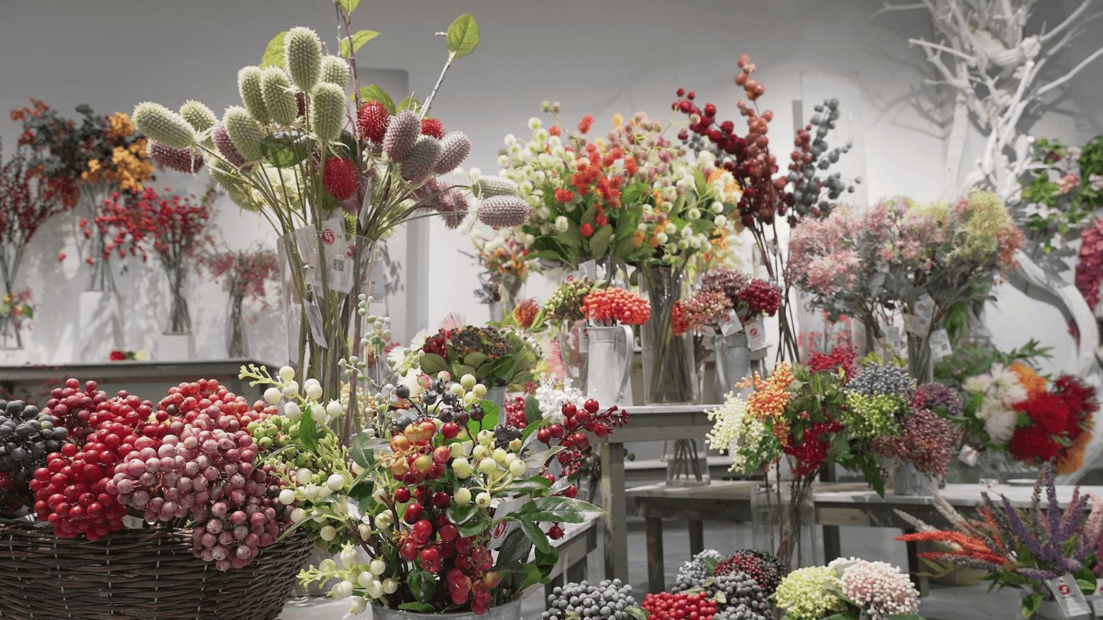 artificial fruit production sample room
