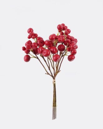 Artificial Branch fruit 11*8*36cm Apple *3 bundle GS-57726001 2026Aug 3,000+ sqm showroom with thousands of artificial flowers, plants & trees ready for global sourcing.