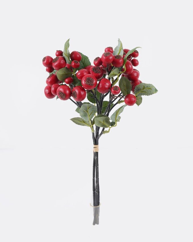 Artificial Branch fruit 12*9*34cm Apple *3 bundle GS-57726003 2026Aug 3,000+ sqm showroom with thousands of artificial flowers, plants & trees ready for global sourcing.