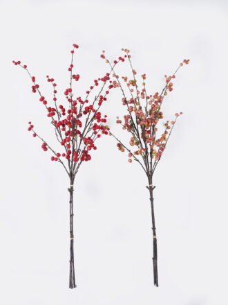 Artificial Branch fruit 12*9*34cm Apple *3 bundle GS-57726003 2026Aug 3,000+ sqm showroom with thousands of artificial flowers, plants & trees ready for global sourcing.