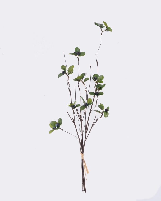 Artificial Branch fruit Bilberry 3 bundle GS-83626012_3 Artificial Branch fruit 15*9*65cm Bilberry *3 bundle GS-83626012 2026SEP 3,000+ sqm showroom with thousands of artificial flowers, plants & trees ready for global sourcing.