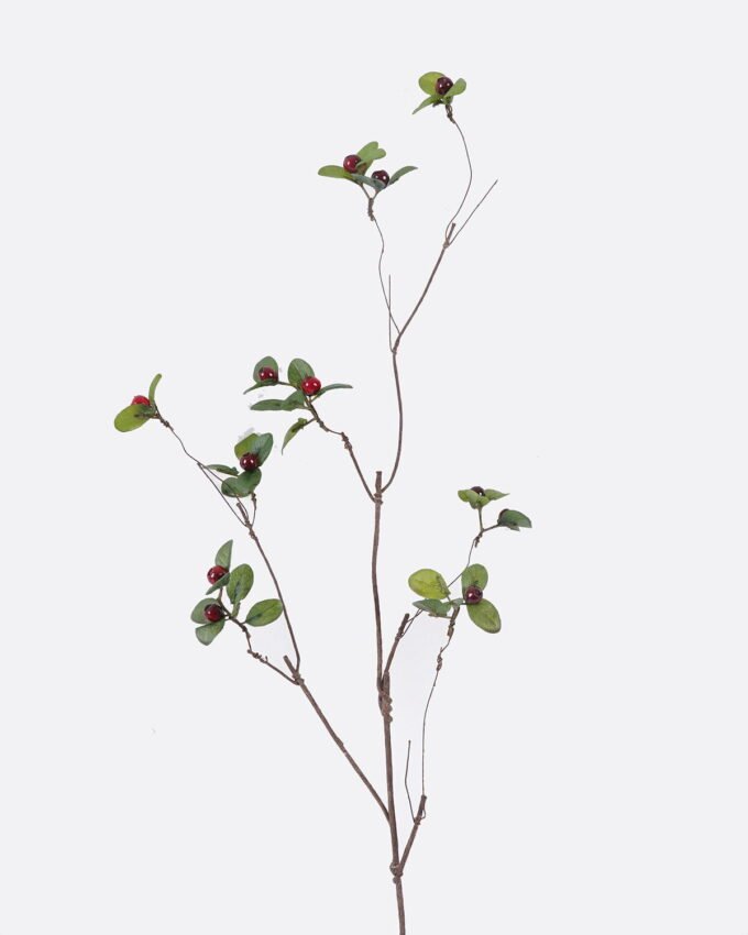 Artificial Branch fruit 15*10*87cm Bilberry single stem GS-83626010-R2 2026SEP 3,000+ sqm showroom with thousands of artificial flowers, plants & trees ready for global sourcing.
