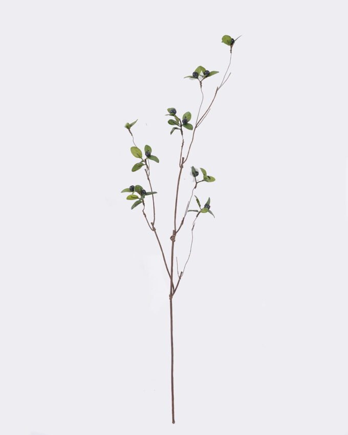 Artificial Branch fruit 15*10*87cm Bilberry single stem GS-83626010 2026SEP 3,000+ sqm showroom with thousands of artificial flowers, plants & trees ready for global sourcing.