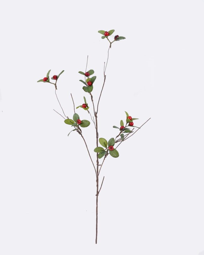 Artificial Branch fruit 15*8*61cm Bilberry single stem GS-83626011-R1 2026SEP 3,000+ sqm showroom with thousands of artificial flowers, plants & trees ready for global sourcing.