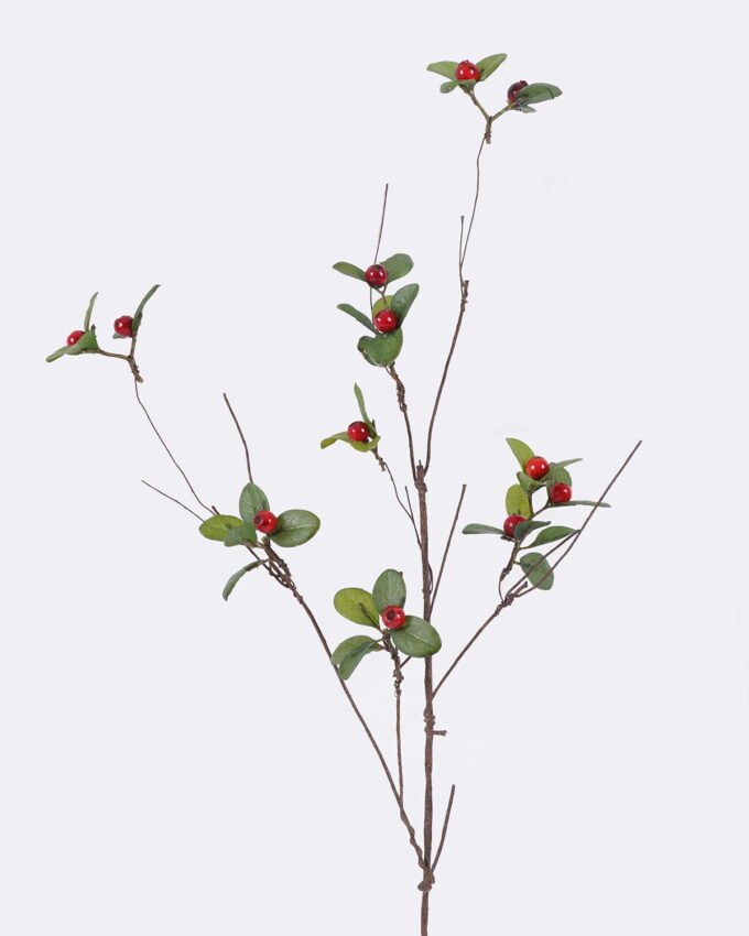 Artificial Branch fruit 15*8*61cm Bilberry single stem GS-83626011-R1 2026SEP 3,000+ sqm showroom with thousands of artificial flowers, plants & trees ready for global sourcing.