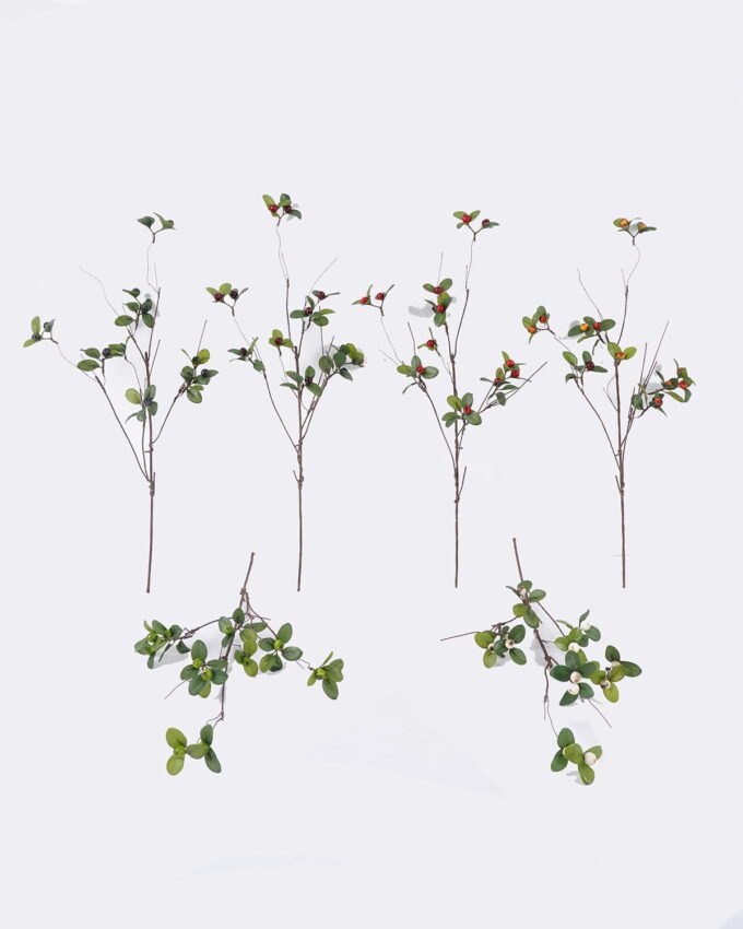 Artificial Branch fruit 15*8*61cm Bilberry single stem GS-83626011 2026SEP 3,000+ sqm showroom with thousands of artificial flowers, plants & trees ready for global sourcing.
