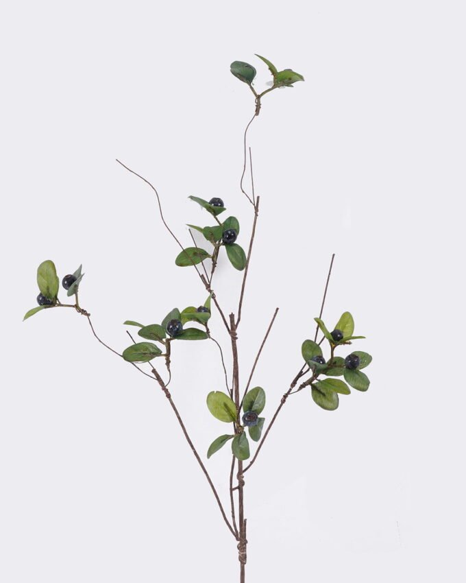 Artificial Branch fruit 15*8*61cm Bilberry single stem GS-83626011 2026SEP 3,000+ sqm showroom with thousands of artificial flowers, plants & trees ready for global sourcing.